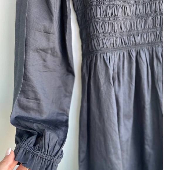 NWT Smocked Ruffle Sleeve Mini Dress - Small Petite - Picture 2 of 3